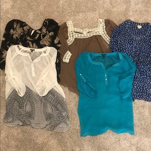 5 sheer blouses